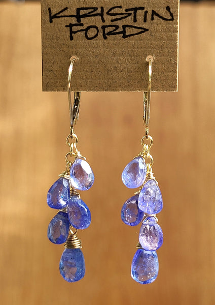 Tanzanite Earrings EBL4215G