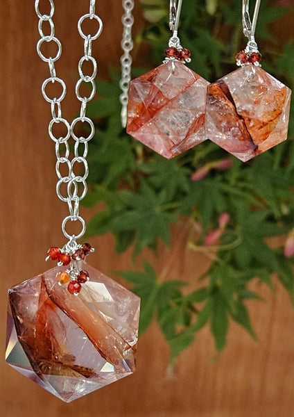 Red Healer, Red Onyx, Carnelian & Garnet Necklace NRD1723