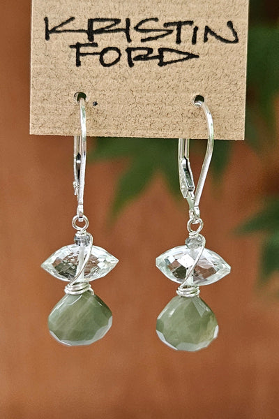 Chrysoberyl & Prasiolite Earrings EGR2823