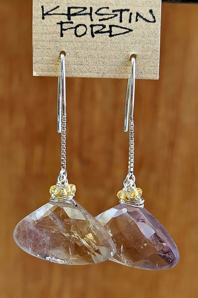 Ametrine & Citrine Earrings EBL1223