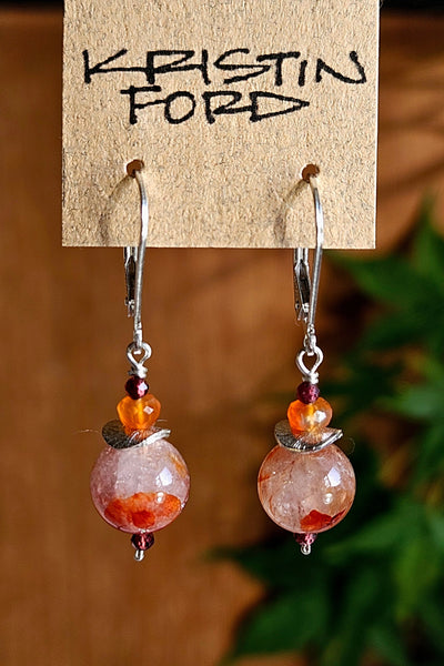 Fire Quartz Earrings  ERD1924