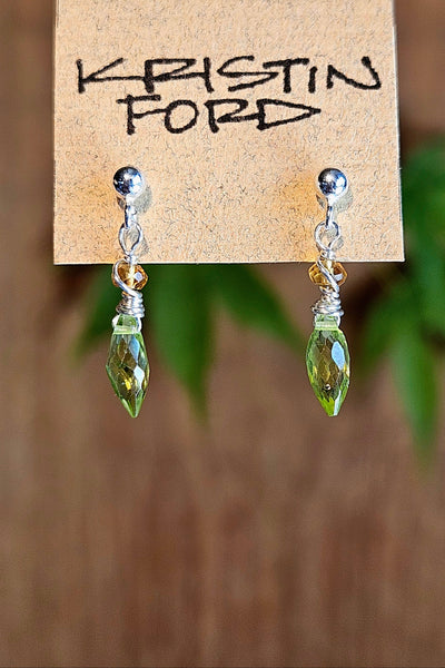 Posts; Peridot Marquis Earrings  EGR1425