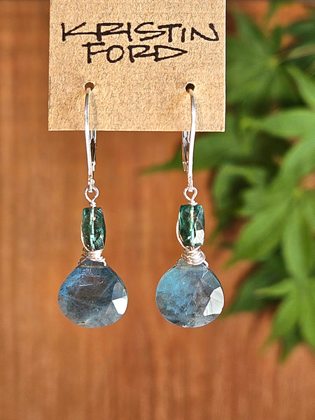 Moss Aquamarine Necklace  NBL5225