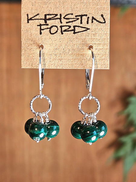 Malachite Earrings   EGR2525
