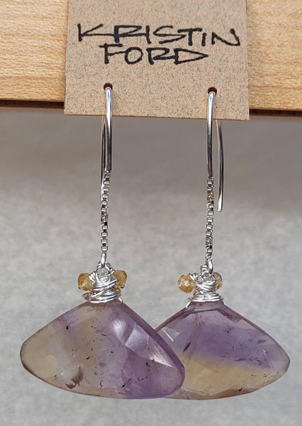 Ametrine & Citrine Earrings EBL1223