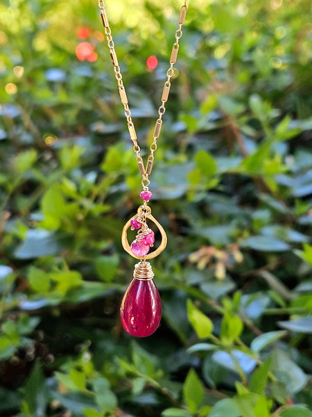 One of a Kind GF) Ruby Necklace