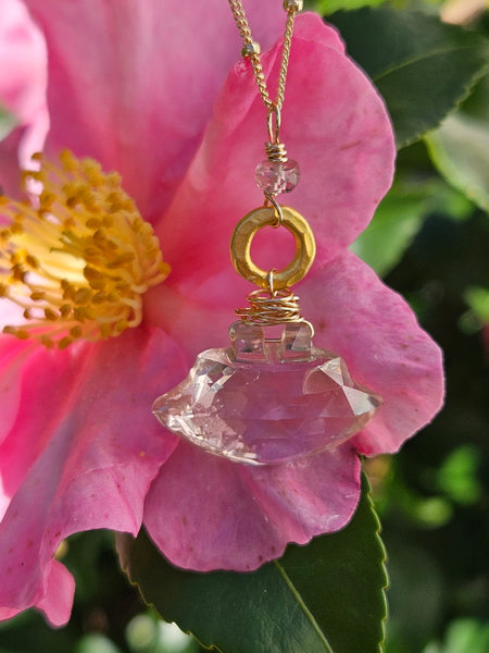 One of a Kind GF) Pink Tourmaline Necklace