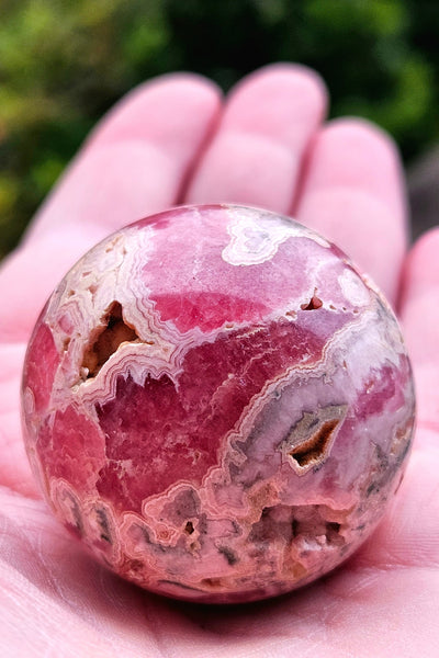 Rhodochrosite Sphere