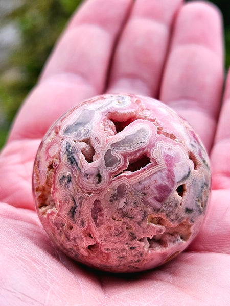 Rhodochrosite Sphere