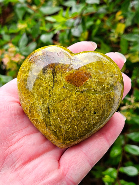 Green Opal Heart