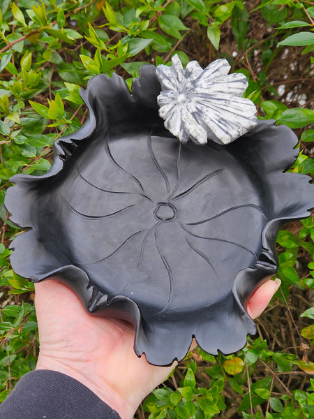 Chrysanthemum Stone Bowl