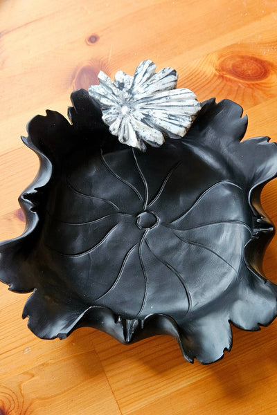 Chrysanthemum Stone Bowl