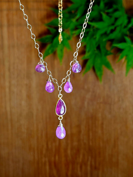 GF) Ruby Necklace  NRD1526G