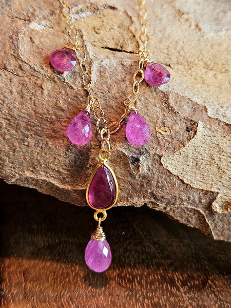 GF) Ruby Necklace  NRD1526G