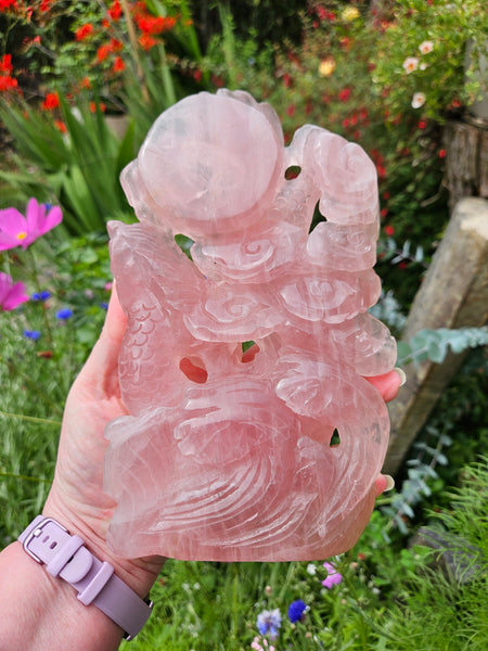 Rose Quartz Dragon
