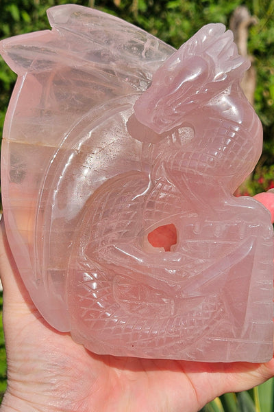 Rose Quartz Dragon