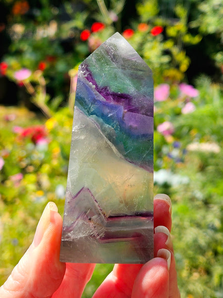 Rainbow Fluorite Tower