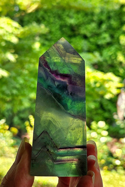 Rainbow Fluorite Tower