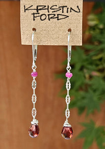 Garnet & Ruby Earrings ERD1823