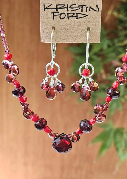 Garnet & Red Onyx Necklace NRD2023