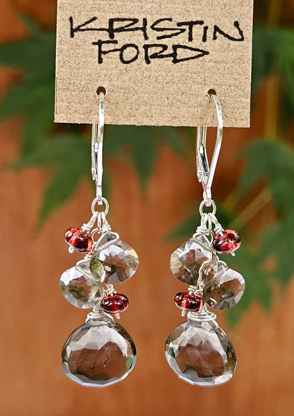 Smoky Quartz & Tourmaline Necklace NBR3823