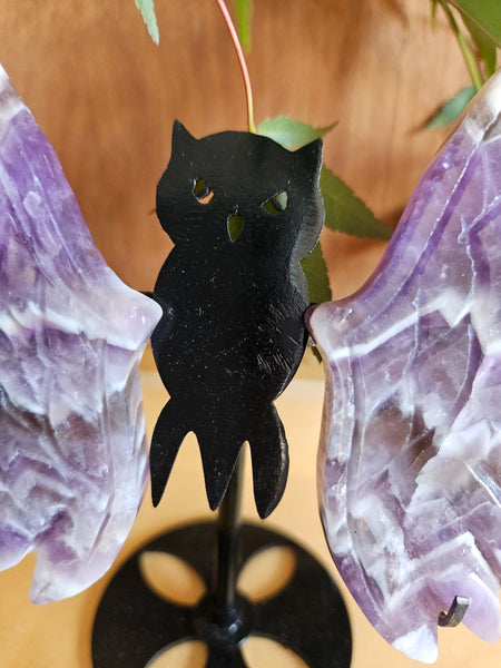 Dream Amethyst Owl Wings