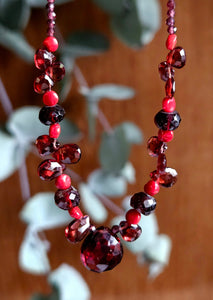 Garnet & Red Onyx Necklace NRD2023