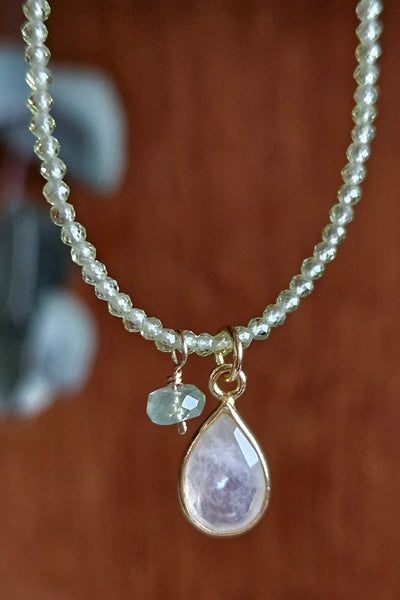 GF) Rainbow Moonstone Earrings  EWH3114G