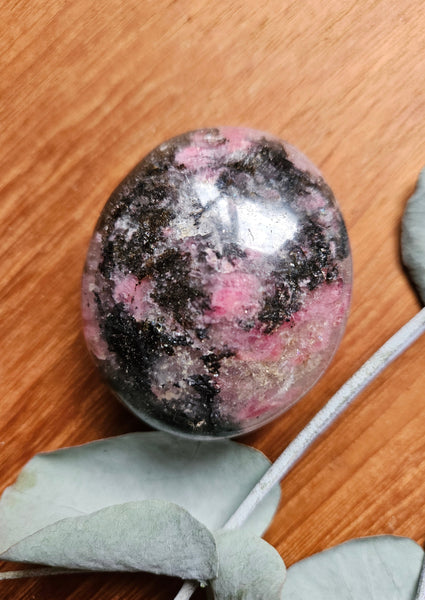 Pink Tourmaline Palm Stone