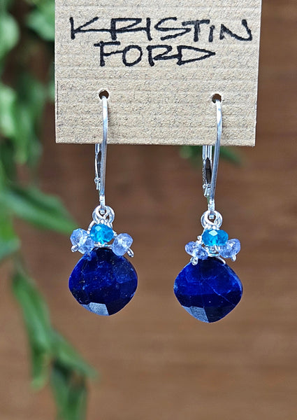 Lapis Lazuli, Tanzanite & Apatite Necklace NBL1423