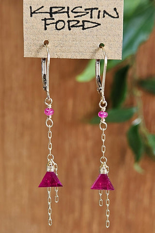 GF) Burmese Ruby Earrings ERD0620G