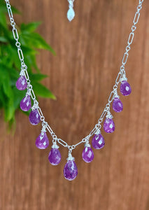 Ruby Drop Necklace  NRD1024