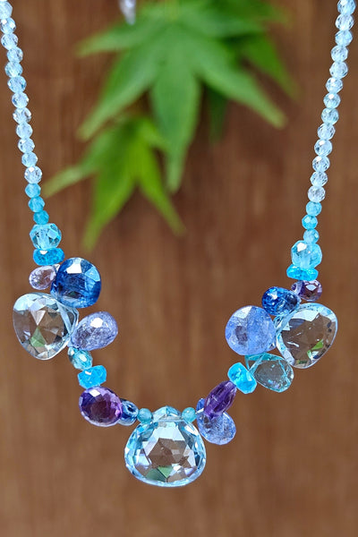 Blue Topaz Necklace NBL3924