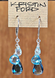 Blue Topaz Earrings EBL5723
