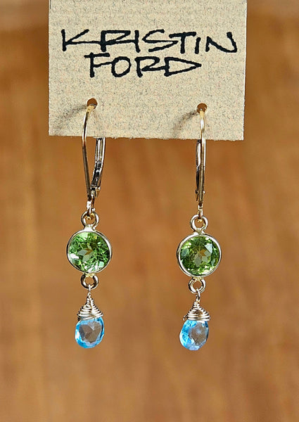 GF) Peridot & Apatite Earrings  EWH3624G