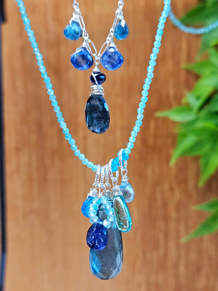 Indigo & Blue Kyanite Necklace  NBL4224