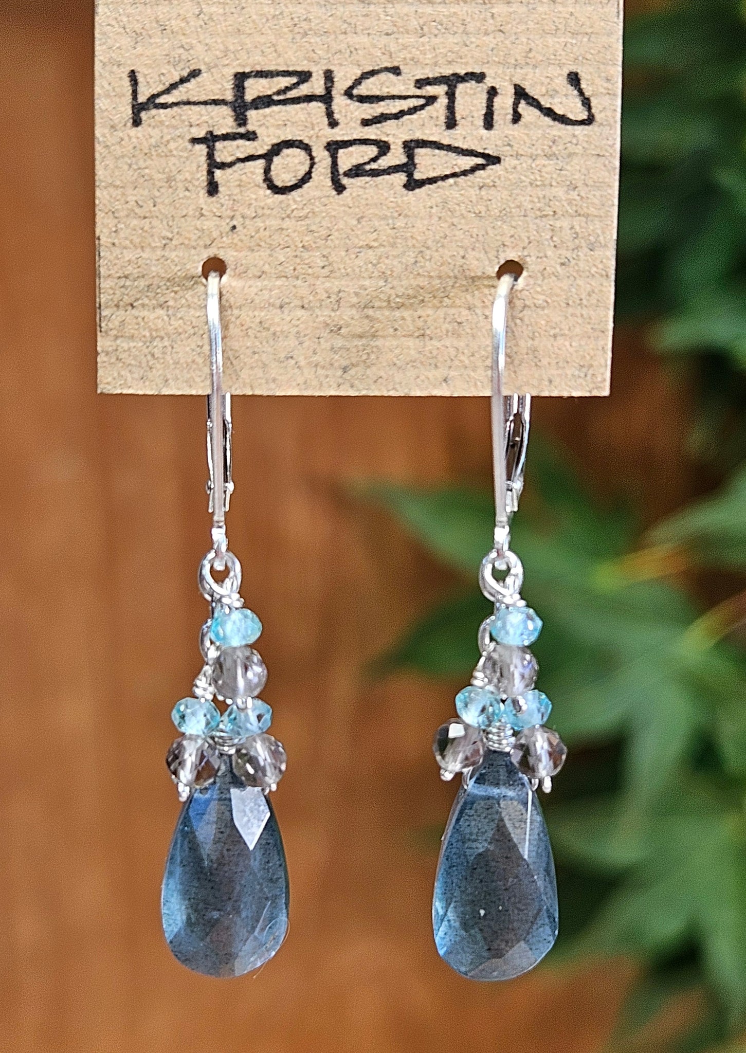 Moss Aquamarine Earrings  EBL4324