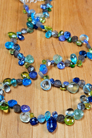 One of a Kind Juicy Gemstone Necklace