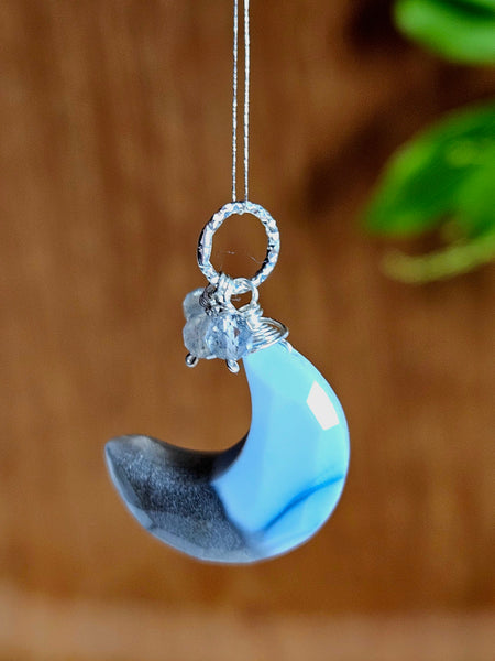 Blue Moon Floater/Pendant and/or Earrings