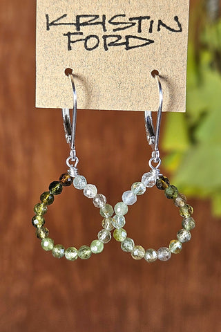 Green Tourmaline Earrings  EGR2324