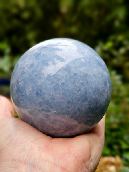 Blue Calcite Sphere