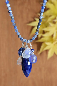 One of a Kind Lapis Lazulie and Sodalite Necklace