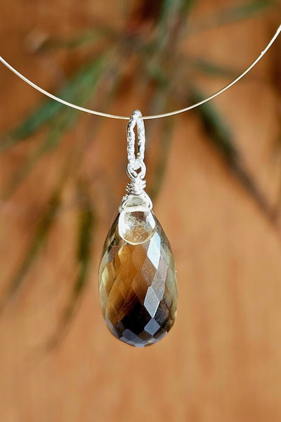 Smoky Citrine Floater / Pendant