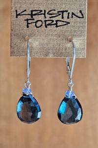 London Blue Topaz Earrings  EBL5124