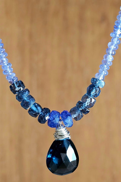 London Blue Topaz Necklace  NBL5124