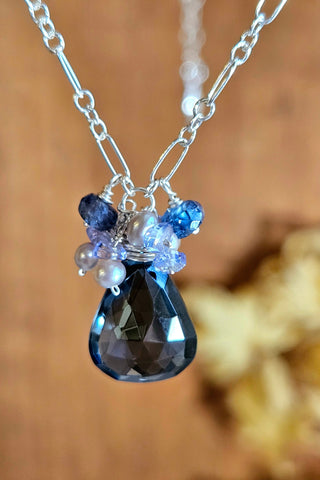 London Blue Topaz Necklace  NBL5224