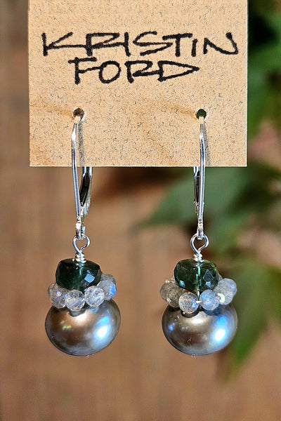 Sage Pearl Earrings  EBK2524