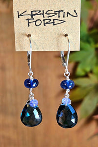 One of a Kind London Blue Topaz Earrings