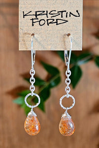 Sunstone Earrings   ERD0225