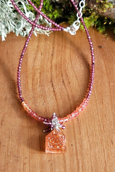 One of a Kind Sunstone Necklace